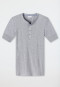 Shirt kurzarm grau meliert - Revival Karl-Heinz