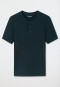 Shirt short sleeve button placket midnight blue - Mix+Relax