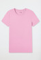 Camicia manica corta in modal rosa confetto - Mix+Relax