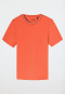 Tee-shirt à manches courtes Mix+Relax Organic Cotton rayures orange - Mix+Relax