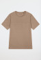 Shirt kurzarm Sweat-Qualität nougat - Mix+Relax