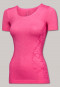 Maglia ultraleggera manica corta rosa mélange senza cuciture - Active Mesh Light