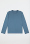 Maglietta manica lunga blu atlantico - Mix+ Relax
