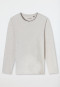 Shirt langarm beige meliert - Mix+Relax