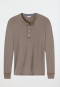 Camicia manica lunga marrone-grigio - Revival Karl-Heinz
