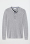 Shirt langarm grau meliert - Revival Karl-Heinz