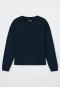 Shirt long-sleeved interlock organic cotton midnight blue - Mix+Relax