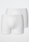 Shorts en lot de 2 Coton bio blanc - 95/5