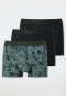 Shorts 3er-Pack Organic Cotton Webgummibund uni/gemustert mehrfarbig - 95/5