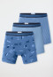 Shorts 3er-Pack Ringel Strand mehrfarbig - 95/5