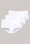 Pantaloncini in confezione da 3 pezzi, di colore bianco - 95/5