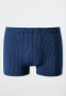 Shorts Micro-Qualität Nadelstreifen navy/creme - Pure Micro
