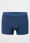 Shorts en coton bio imprimé bleu atlantique - Comfort Fit