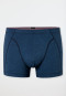Shorts Organic Cotton gemustert blau - 95/5