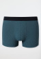 Shorts Stretch Organic Cotton patterned blue gray - 95/5
