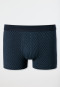 Shorts Stretch Organic Cotton gemustert nachtblau - 95/5