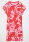 Chemise de nuit manches courtes imprimé fleuri rose bonbon - Modern Nightwear