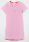 Sleepshirt a manica corta con stampa rosa confetto - Casual Essentials