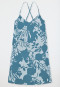 Sleepshirt spaghetti con stampa floreale bluebird - Modern Nightwear