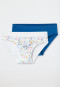 2-pack briefs dark blue/ multi-colored patterned - Seamless