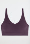 Soft bra Seamless removable pads plum - Classic Seamless