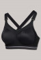 Soutien-gorge de sport noir à haute résistance aux chocs - SCHIESSER Sport