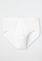 Sport briefs with fly, fine rib, white - Original Classics