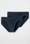 super mini briefs 3-pack dark blue - Essentials