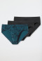 Supermini 3er-Pack Organic Cotton uni/gemustert mehrfarbig - 95/5