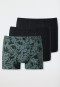 Shorts 3er-Pack Organic Cotton uni/gemustert mehrfarbig - 95/5