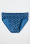 Supermini Slip blau kariert - 95/5
