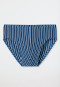 Slip supermini bleu foncé rayé - 95/5