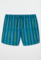 Pantaloncini da bagno in tessuto a righe multicolore - Modern Swim