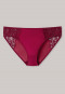 Micro slip coupe Tai dentelle cranberry - Sustainable Lace