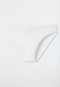 Slip Tai di colore bianco decorati con pizzo - Pure Cotton