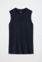 Tank Top modische Schnittform blauschwarz - Long Life Soft