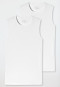 Tank Tops 2er-Pack Organic Cotton Rundhals weiß – 95/5