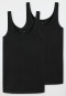 Tops en lot de 2 Coton bio noir - 95/5