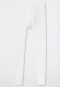Mutande lunghe con patta a doppia costa di colore bianco - Original Doppelripp