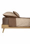 Parure de lit réversible 2 pièces flanelle castor sable - SCHIESSER Home