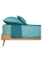 Parure de lit de lit réversible 2 pièces Renforcé, bleu et vert  SCHIESSER Home