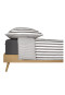 Biancheria da letto reversibile, 2 pezzi in renforcé, grigio a righe - SCHIESSER Home