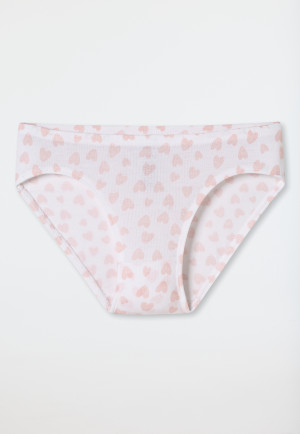 Slips 5er-Pack Organic Cotton Ringel Herzchen mehrfarbig - 95/5