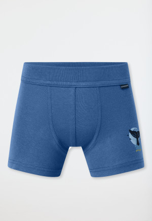 Lot de 2 shorts Wal bleu - Fine Rib