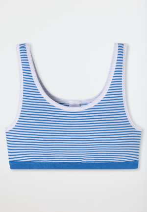 Bustiers 2er-Pack Streifen blau - 95/5
