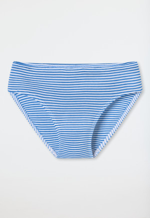 Slips 3er-Pack Organic Cotton weiß/ blau - 95/5