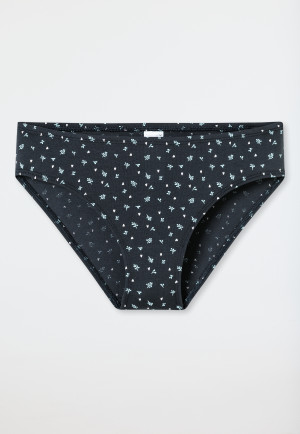 Slips 3er-Pack Organic Cotton graphit/ zartrosa - 95/5