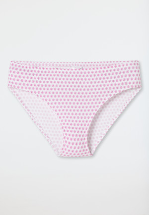 Briefs 3-pack striping flowers multi-colored - 95/5