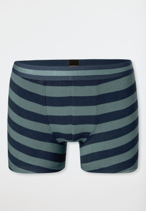 Shorts 3er-Pack Ringel dunkelblau/ grün - 95/5