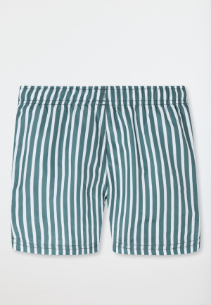 Pantaloncini da bagno in tessuto SPF40+ a strisce minerali - Aqua